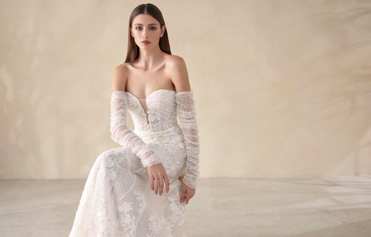 Zamansız ve Zarafet Dolu: Her Modele Uyum Sağlayan Gelinlik İçin İnci Kolye modelleri 