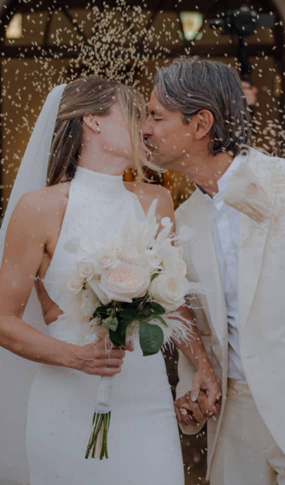 Angela Robusti sposa Filippo Inzaghi